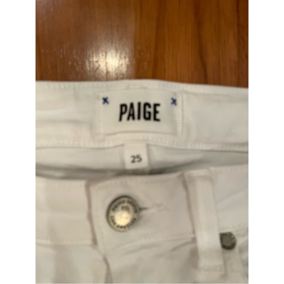Paige Designer Kylie Crop White Jeans Size 25 $170 GREAT condition - Picture 9 of 9